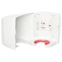 Aquarius Paper Towel Dispenser Wall Manual, Plastic White, Wall Mounting 7018