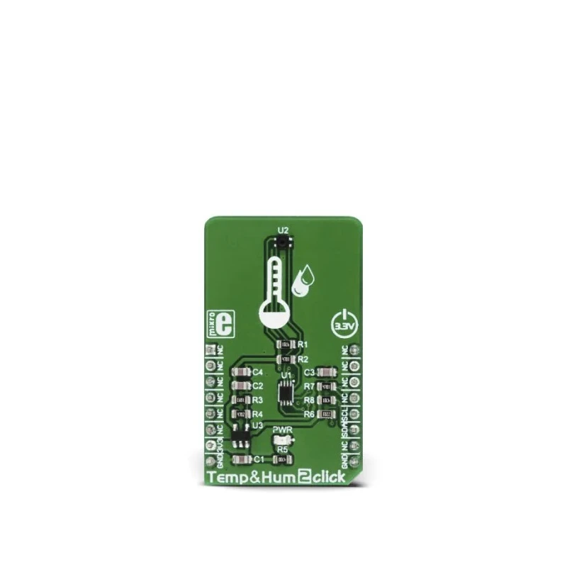 MikroElektronika Sensor Development Kit for Si7034 A Digital Humidity and Temperature Sensor IC 
