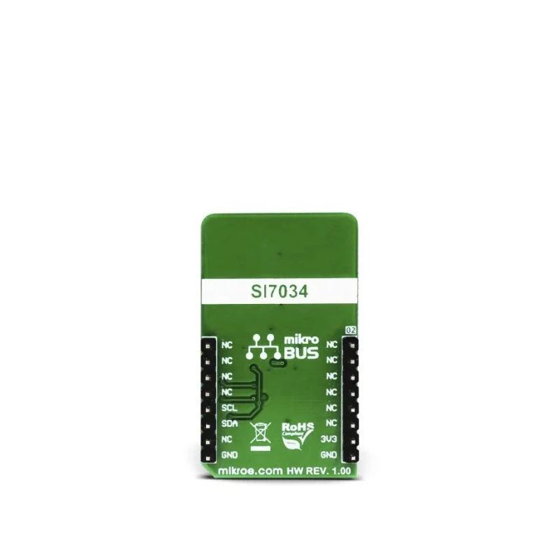 MikroElektronika Sensor Development Kit for Si7034 A Digital Humidity and Temperature Sensor IC 