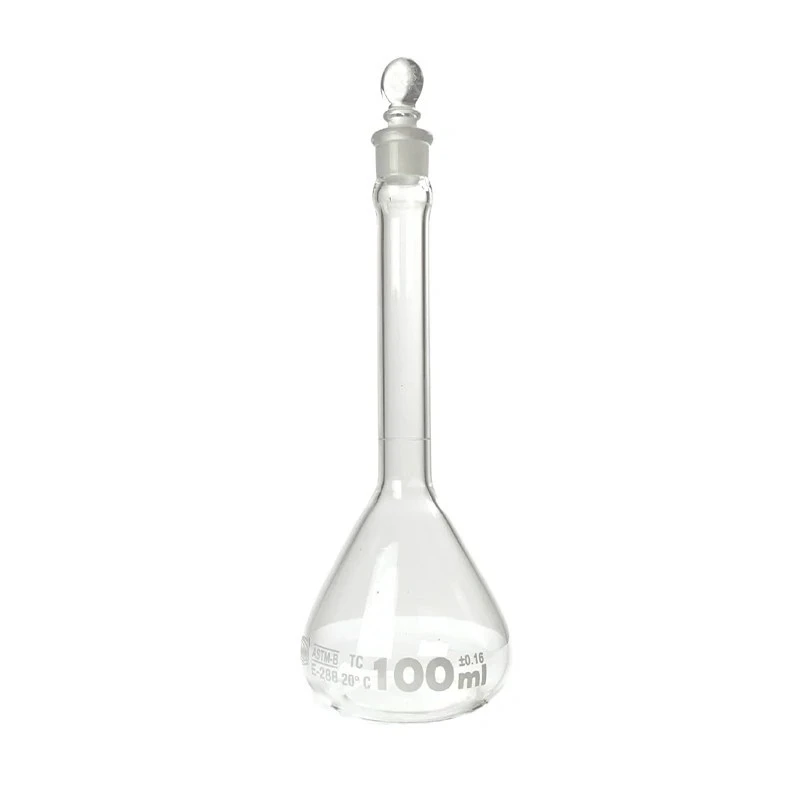  Volumetric Flask With Interchangeable Stopper for lab image-2