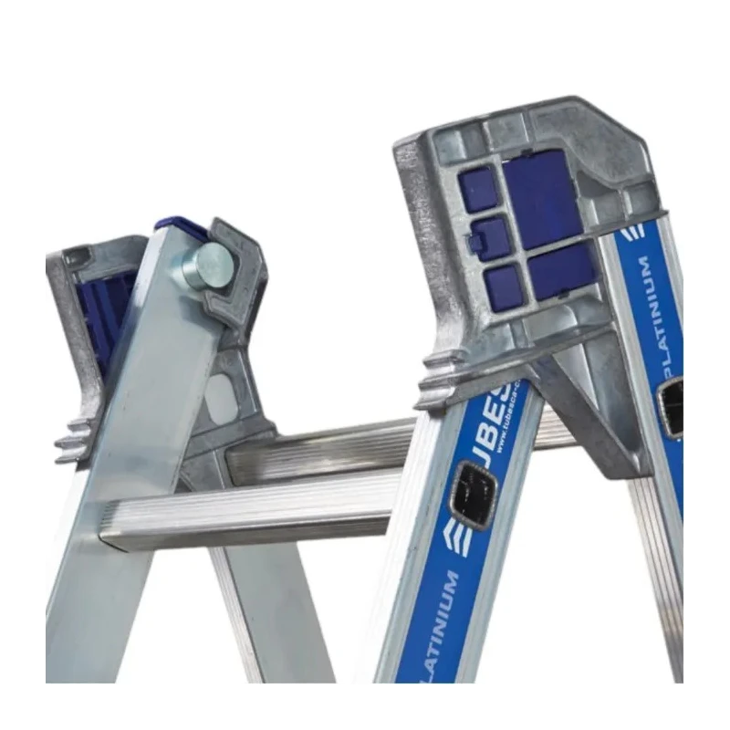 TUBESCA Aluminium 2 Section Combination Ladder Extended Height 4.04m Load Capacity 150kg Model 02442608