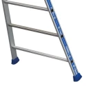 TUBESCA Aluminium 2 Section Combination Ladder Extended Height 4.04m Load Capacity 150kg Model 02442608