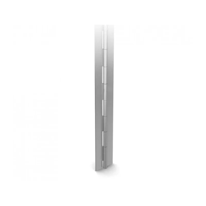 Pinet Raw Steel Piano Style Hinge with Knuckle Pin 2.04 m Length, 40 mm Width, 1.2 mm Thickness 4013681