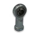 Fluro Female Galvanised Steel Rod End M14 x 2 Thread, 14mm Bore, Left Hand Thread, Operating Temperature -50°C to GILXSW14
