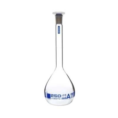 Class B Volumetric Flask With Interchangeable PP Stopper Lab image-1