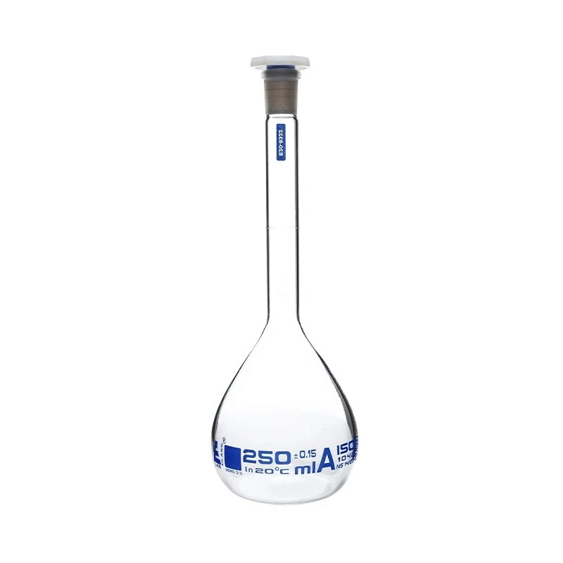 Class B Volumetric Flask With Interchangeable PP Stopper Lab image-1