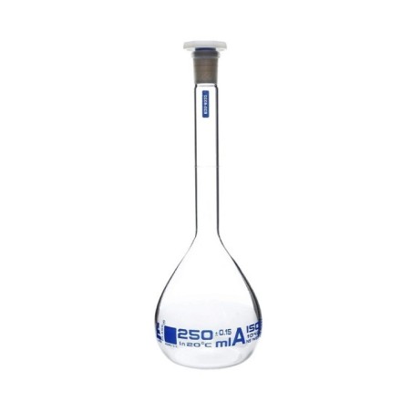 Class B Volumetric Flask With Interchangeable PP Stopper Lab image-1