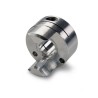 Ruland Aluminium Clamp Style Flexible Coupler 15 mm OD, Bore Sizes 4 mm & 3 mm, Length 21.8 mm, Max Speed 8000 RPM MJC15-4-A