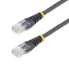StarTech.com Cat5e Terminated Unscreened Ethernet Cable, 15 m, Black PVC Jacket, 24AWG Stranded Copper