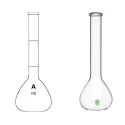 Volumetric Flask Sugar Estimation Two Marks No Stopper Lab image-1