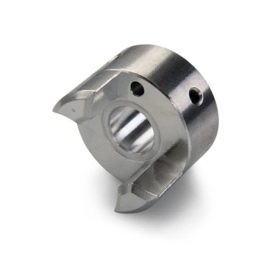 Ruland Mechanical Power Transmission Coupler 15 mm OD 4 mm Bore 21.8 mm Length Aluminium Hub Set Screw Style MJS15-4-A