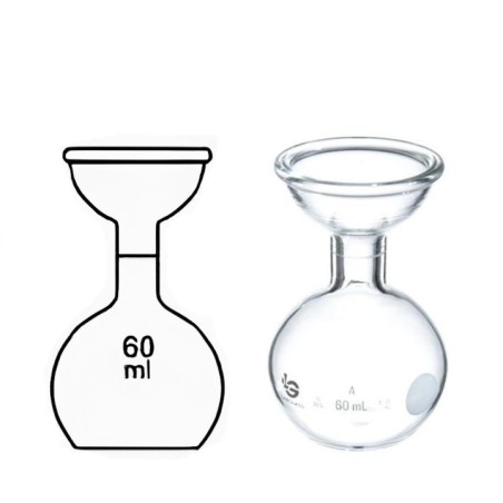 Saybolt Viscosity Flask Capacity 65 ml Height 85 mm for lab image-1
