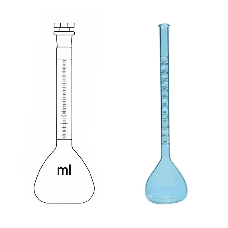 Cassia Flask 100ml Capacity With Graduated Long Neck for Lab image-1