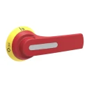 Lovato Electric Yellow and Red Rotary Handle 125 mm GL Series GLX61
