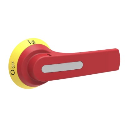 Lovato Electric Yellow and Red Rotary Handle 125 mm GL Series GLX61