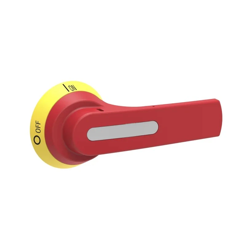 Lovato Electric Yellow and Red Rotary Handle 125 mm GL Series GLX61