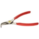 Facom 1-Piece Circlip Plier 170mm Overall Length Bent Nose 90° Angled Jaw VDE/1000V Approved ESD Safe 197A.18