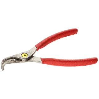 Facom 1-Piece Circlip Plier 170mm Overall Length Bent Nose 90° Angled Jaw VDE/1000V Approved ESD Safe 197A.18