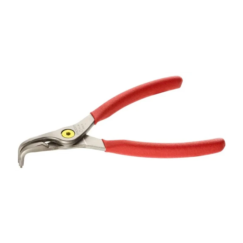 Facom 1-Piece Circlip Plier 170mm Overall Length Bent Nose 90° Angled Jaw VDE/1000V Approved ESD Safe 197A.18