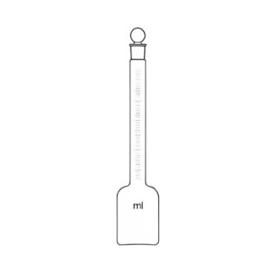 Sulphonation Flask Neck Grad. 0-10ml Figured 0-100% for Lab image-1