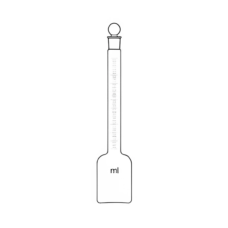 Sulphonation Flask Neck Grad. 0-10ml Figured 0-100% for Lab image-1