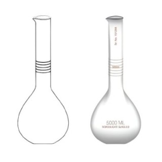 Measuring Jar With Pour Out for lab image-1