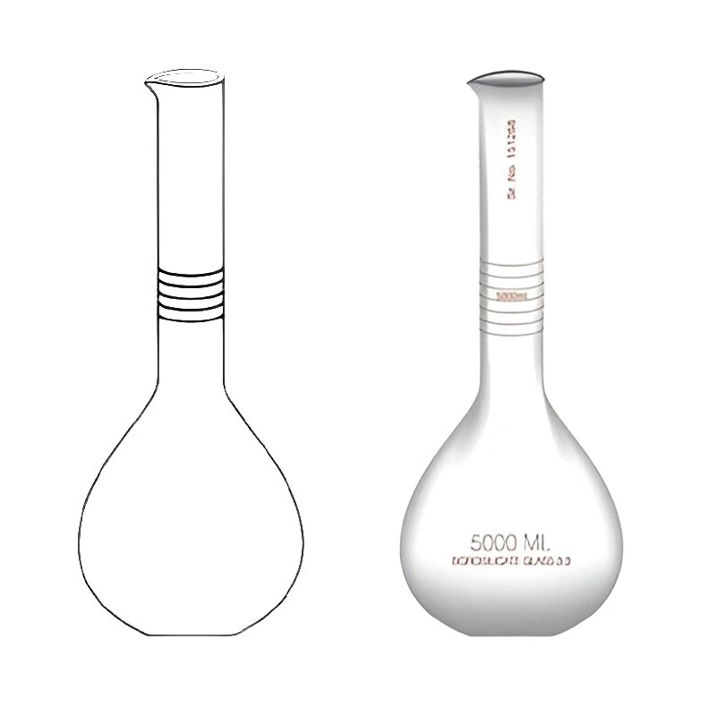 Measuring Jar With Pour Out for lab image-1