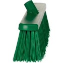 Vikan Heavy Duty Broom with Polyethylene Terephthalate Bristles, Green, Push Broom Style, 90mm Width, 109mm Bristle 29202
