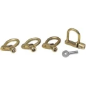 Penta Brass Strengthened Artillery Padlock Weatherproof, 8 mm Shackle Diameter, 6 mm Body Width C20T