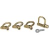 Penta Brass Strengthened Artillery Padlock Weatherproof, 8 mm Shackle Diameter, 6 mm Body Width C20T
