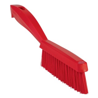 Vikan Red Scrubbing Brush, 33 mm bristle length, 20 mm width, 300 mm length, 70 mm height 41954
