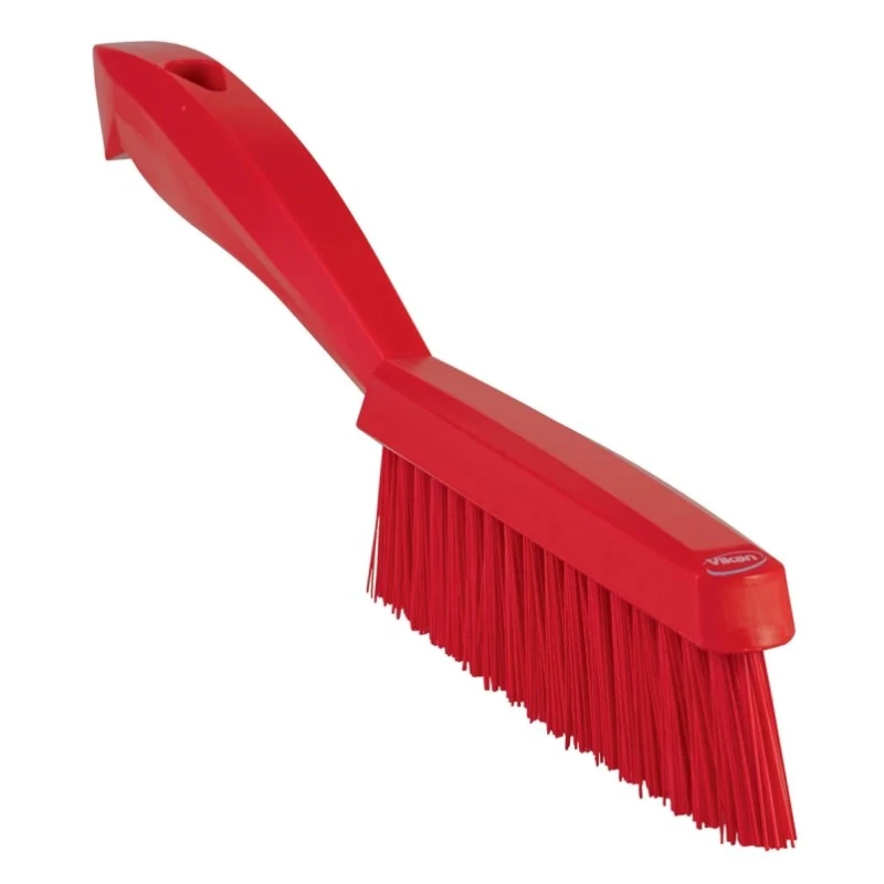 Vikan Red Scrubbing Brush, 33 mm bristle length, 20 mm width, 300 mm length, 70 mm height 41954