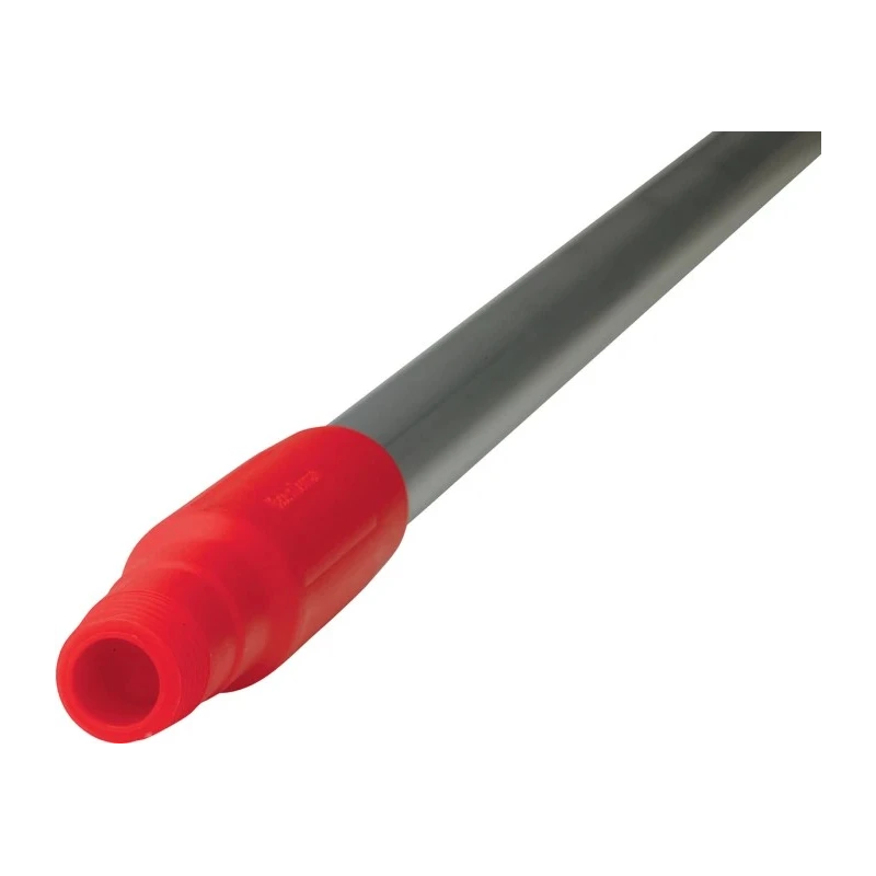 Vikan Red Anodised Aluminium Polypropylene Mop Handle 1.46 m Euro Threaded 25mm Diameter 29594