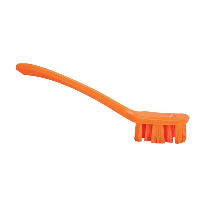 Vikan Orange Scrubbing Brush 37 mm Bristle Length Polyethylene Terephthalate Bristle Material 41967