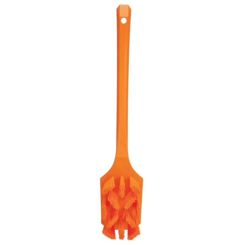 Vikan Orange Scrubbing Brush 37 mm Bristle Length Polyethylene Terephthalate Bristle Material 41967