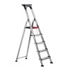 RS PRO Aluminium Professional 5 Steps Step Ladder 1.041m Platform Height, 1.677m Open Length 187-4995