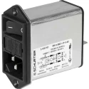 Schurter IEC Appliance Inlet C14 2-Stage Line Filter 10A 250V Screw Mount 3-104-207