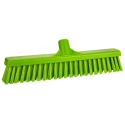 Vikan Push Broom Green With Polyethylene Terephthalate Bristles for Food and Industrial Applications 317477