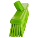 Vikan Push Broom Green With Polyethylene Terephthalate Bristles for Food and Industrial Applications 317477