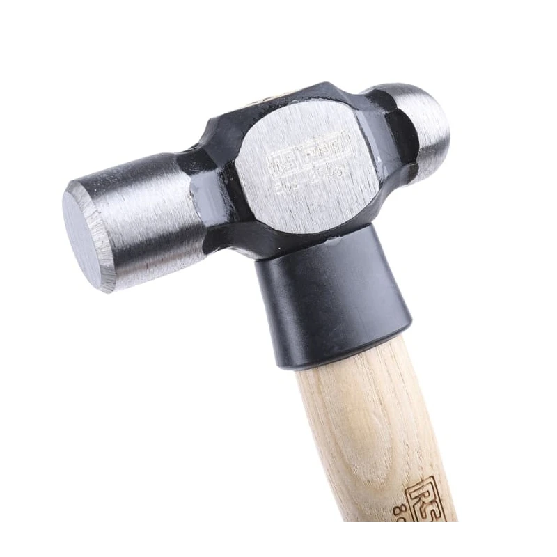 RS PRO Steel Head Ball-Pein Hammer with Ash Wood Handle, 318 g, 300mm Length 192-3682