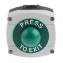 RS PRO Plastic Domed Press To Exit Button IP65 Surface Mount 85mm Height 85mm Depth 192-4566