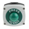 RS PRO Plastic Domed Press To Exit Button IP65 Surface Mount 85mm Height 85mm Depth 192-4566