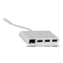 RS PRO USB 3.1 1 Port USB-C Hub with RJ45 Ethernet, USB Powered 192-4693
