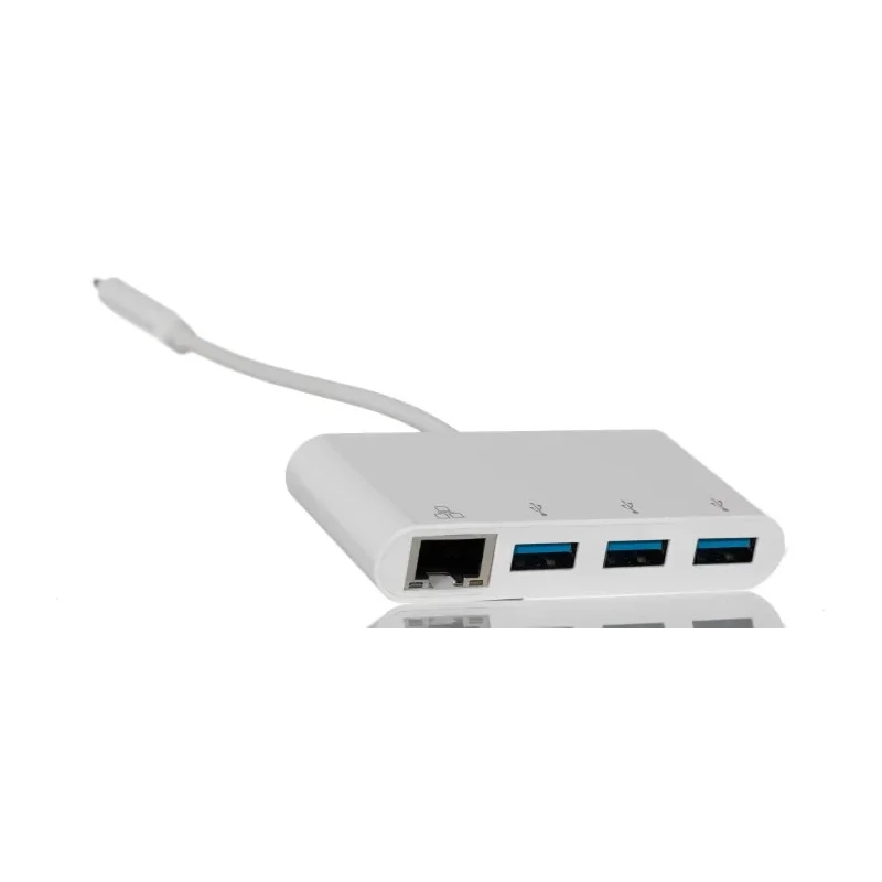 RS PRO USB 3.1 1 Port USB-C Hub with RJ45 Ethernet, USB Powered 192-4693