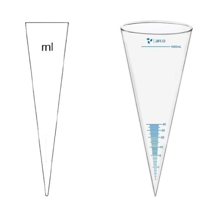 Cones Imhoff Sediment Sharp Tip for lab image-1