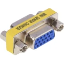 StarTech.com D-Sub Adapter VGA to VGA Slimline Gender Changer Female to Female 30 mm GC15HSF