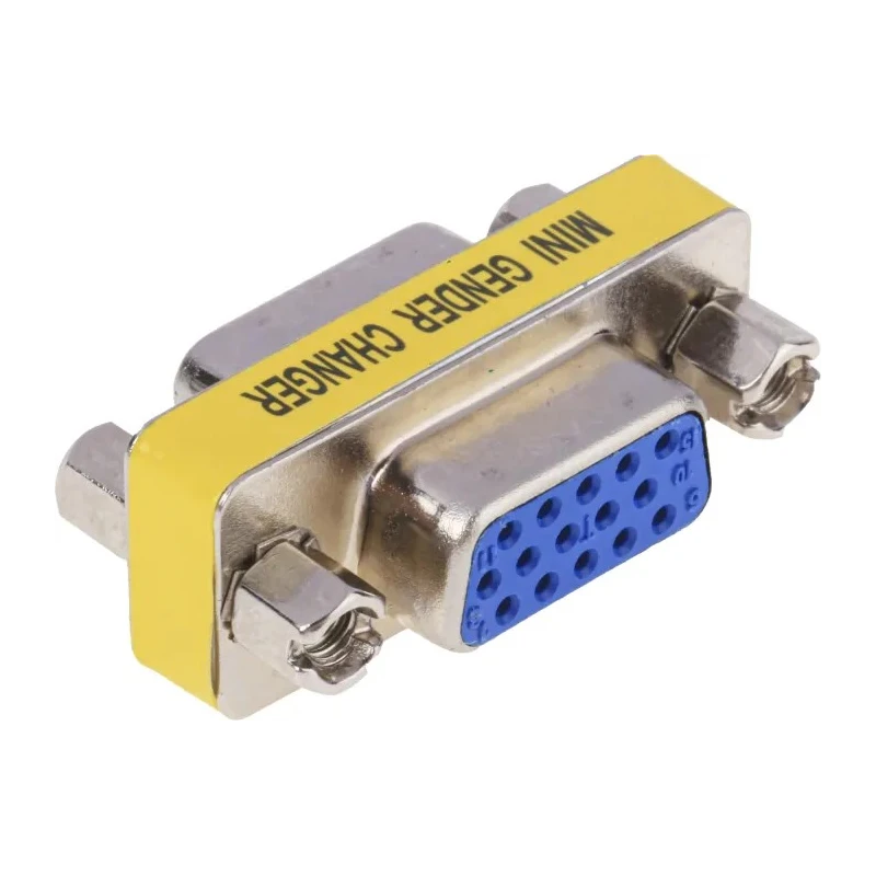 StarTech.com D-Sub Adapter VGA to VGA Slimline Gender Changer Female to Female 30 mm GC15HSF