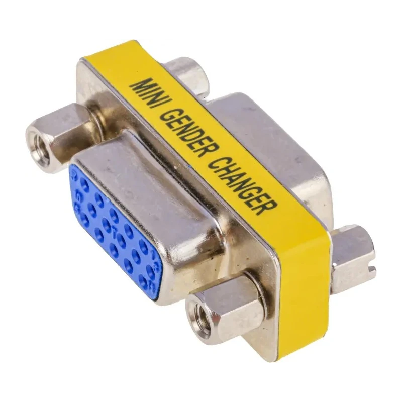 StarTech.com D-Sub Adapter VGA to VGA Slimline Gender Changer Female to Female 30 mm GC15HSF