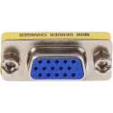 StarTech.com D-Sub Adapter VGA to VGA Slimline Gender Changer Female to Female 30 mm GC15HSF