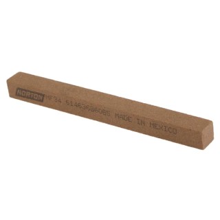 Norton Medium Grade Square Aluminium Oxide Sharpening Stone 102mm x 10mm x 10mm 61463686085